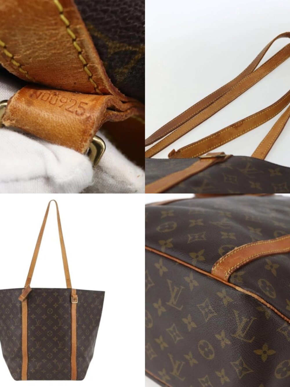 LOUIS VUITTON Monogram Sac Shopping Tote Bag M51108 LV Auth 170591 - Picture 14 of 14